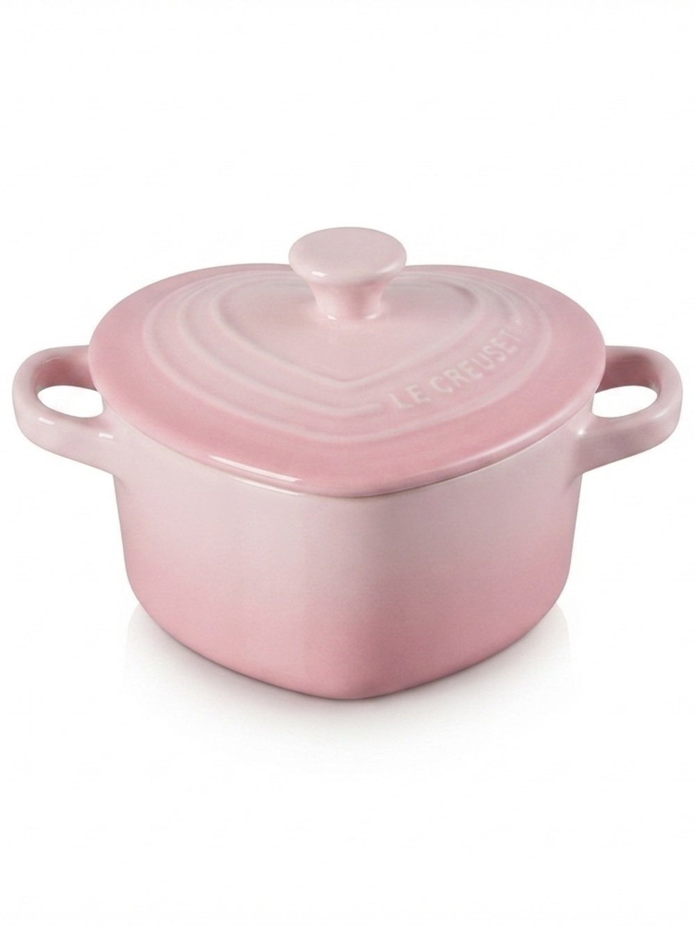 💕 Martha Stewart Pink Heart Cocotte w/ Lid 🍲